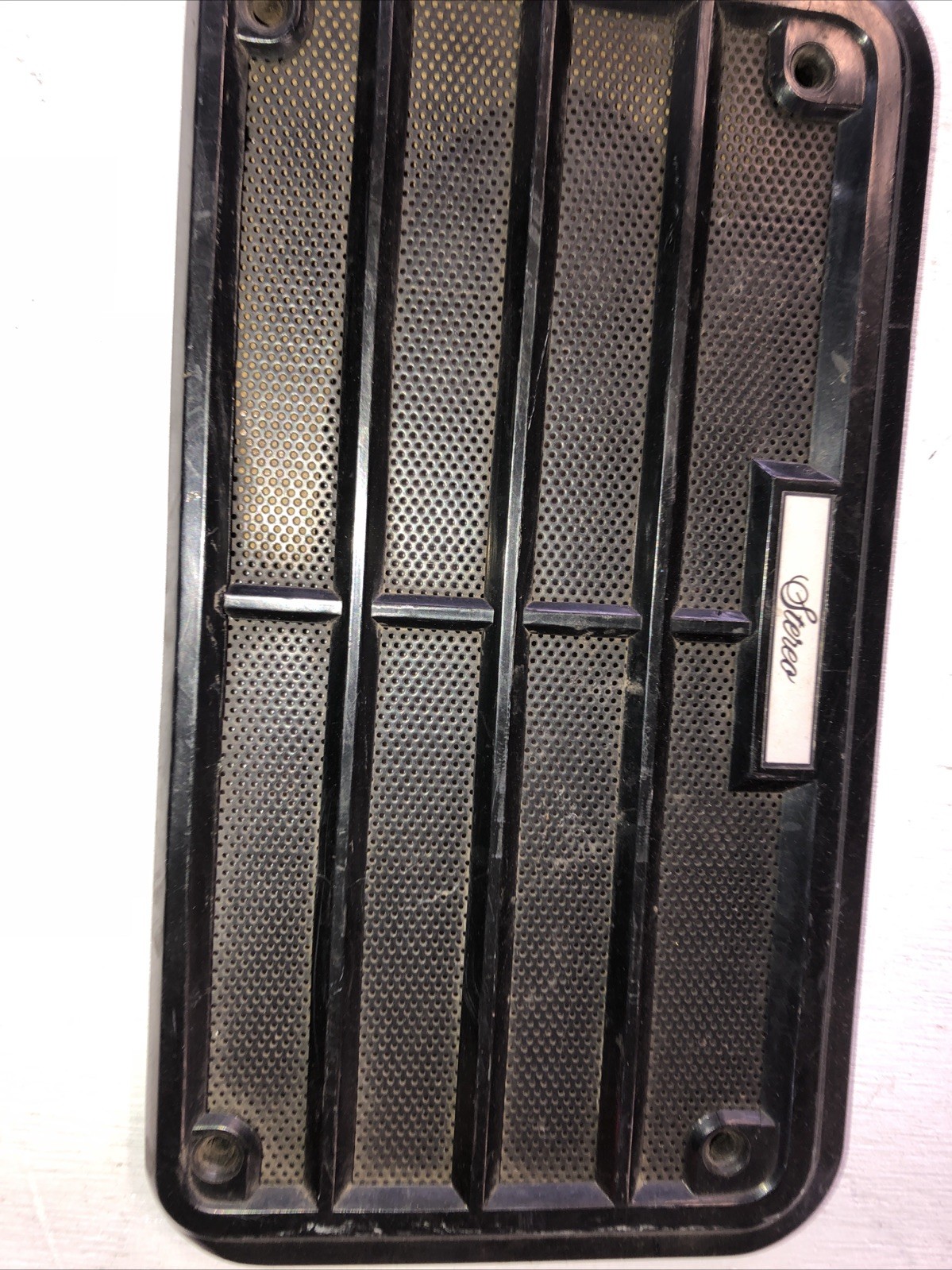 1969/1970 Mustang, Cougar Stereo Door Speaker Grill Used Original Black