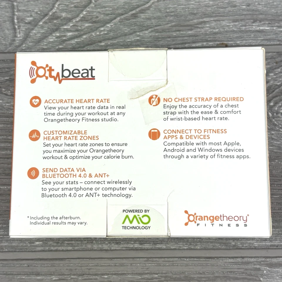 Monitor de ritmo cardíaco de muñeca OrangeTheory Flex Bluetooth HRM rastreador tamaño grande Foto 2 de 4