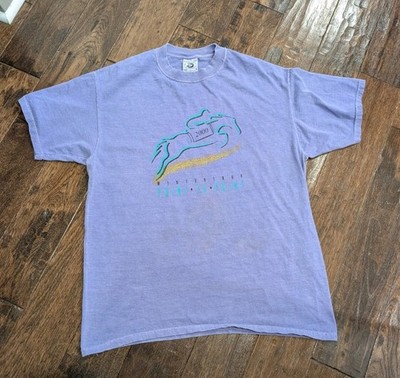 Vintage Anvil Authentic Pigment Winterthur Point To Point 2000 T-shirt Sz Large