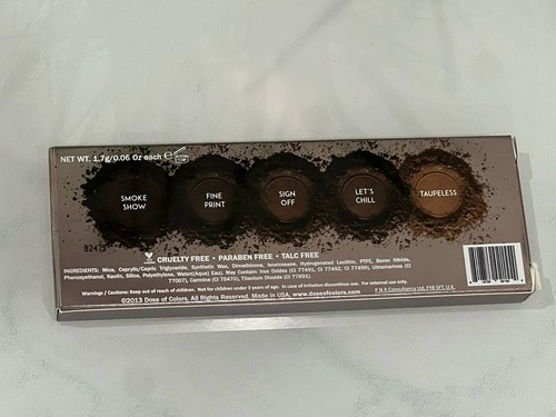 DOSE OF COLORS PRETTY COOL Eyeshadow Palette 5 SHADES COLORS MATTE NEUTRAL - Picture 5 of 9