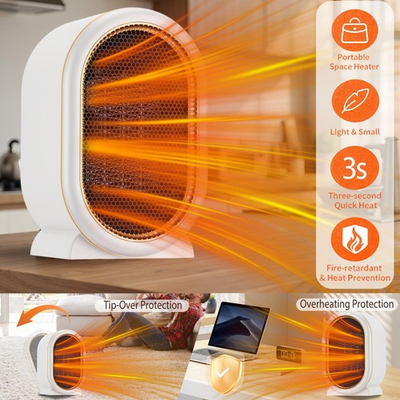 #ad #ad Portable Electric Heater For Indoor 1200W PTC Smart Warmer For Office Home Room $12.77