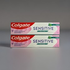 Lot Of 2 Colgate Sensitive Enamel Health Fluoride Toothpaste 6oz Peppermint
