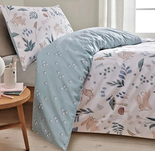BUNNY BUNNIES RABBITS size SINGLE CHILDREN'S Duvet Covet set 100% COTTON BEDDING
