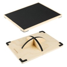 Professional Wooden Balance Board for Adults-Anti-Slip 350LBS Wobble Board for P