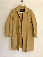 MACKINTOSH Rubberized Coat Dunkeld Mens Beige 36 Made in Scotland