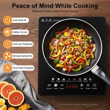 2200w  Portable Kitchen Countertop Induction Cooktop Burner Electric Hot Stove