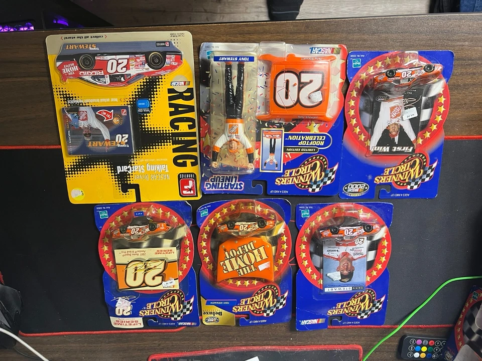 Tony Stewart #20 WINNER'S CIRCLE eight 1/43 cars and one 1/24 car 9 TOTAL cars - Image 3 of 4