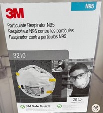 Expired 3M 8210  N95  Particulate Respirator Face Mask  20pcs  exp 2025