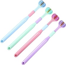 4 Pcs 3-Sided Toothbrush, Soft Bristle Toothbrush for Comprehensive Care of T...