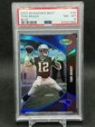 2003 Bowman's Best Tom Brady #34 Blue /499 PSA 8 Patriots