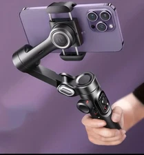 AOCHUAN XE 3-Axis Handheld Gimbal Stabilizer for Smartphones, Foldable Design
