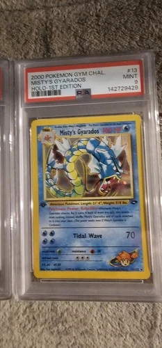 Pokemon 1st Edition Gym Challenge Misty's Gyarados 13/132 - Holo - PSA 9- MINT