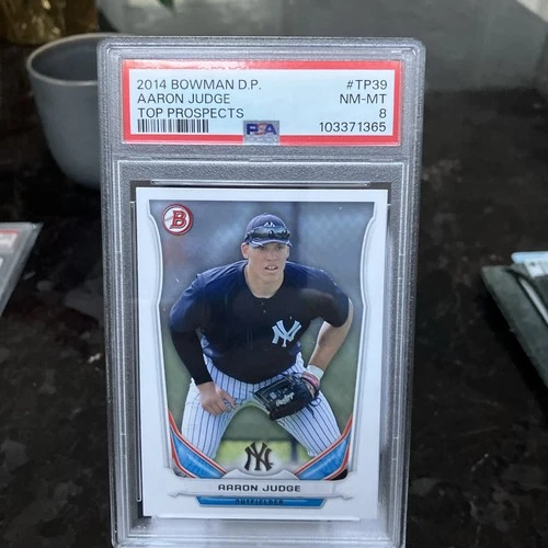 2014 Bowman D.P #CTP39 Aaron Judge Top Prospects PSA 8