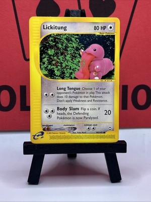 LICKITUNG 90/147 2002 E-SERIES AQUAPOLIS COMMON POKEMON CARD | eBay