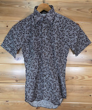 VTG 70s Wrangler Pearl Snap Short Sleeve Shirt Men 14.5 Western Americana NEW