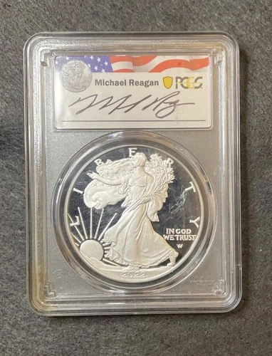 2022 W PCGS PR70 DCAM PROOF 1 oz American Silver Eagle (First Day Of Issue)