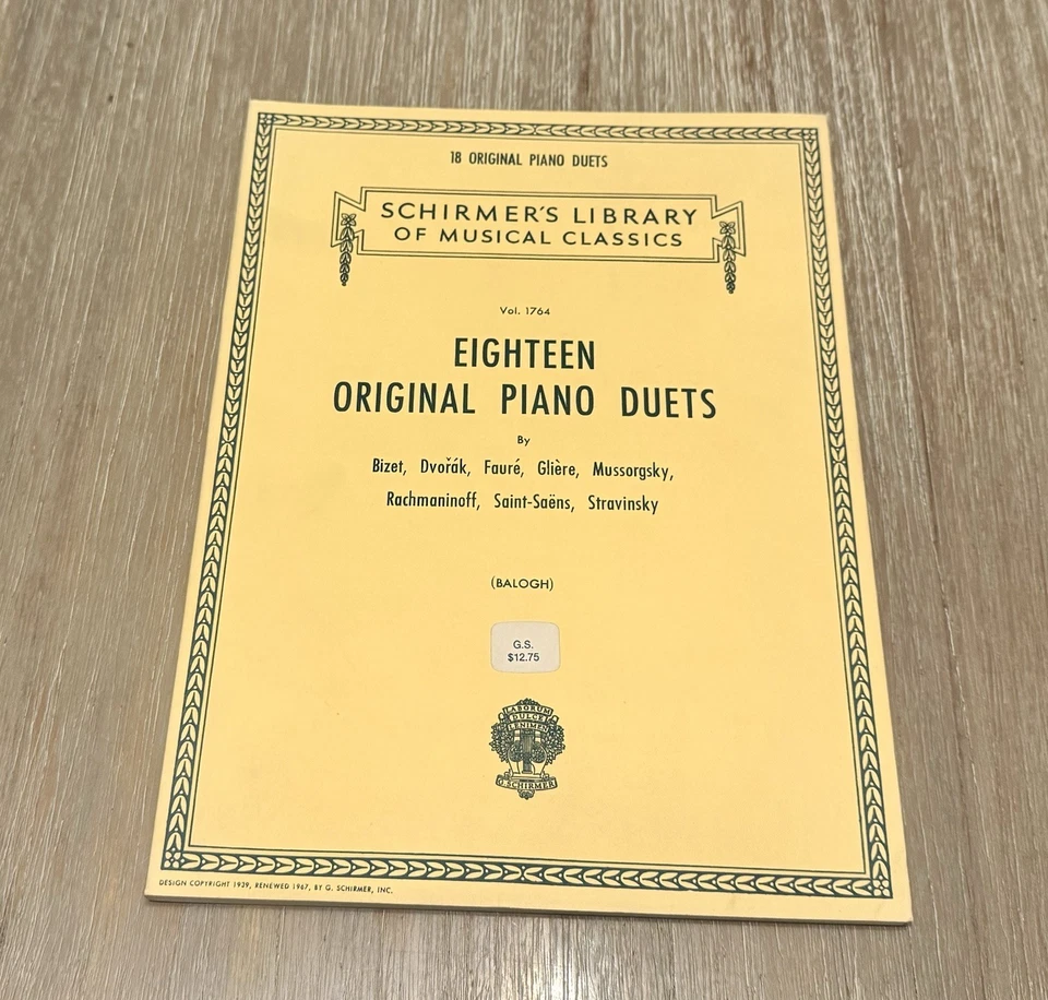 *4 Book Lot* Beethoven Concerto No. 2 & 3 / Eighteen Piano Duets / Schirmer’s - Image 3 of 4