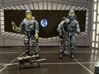 GI Joe Black Major Naval Ops Low-Light & Beachhead Custom Figures COMPLETE 3.75”