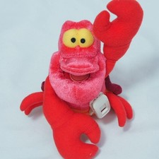 Sebastian Little Mermaid Plush On Shoulder Attachable Strap Disney Tokyo