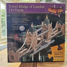 3D Puzzle London Tower Bridge New Puzzle Plex 650 Pieces Advanced Telebrands