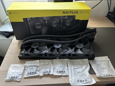 Corsair Nautilus 360 RS CPU Liquid Cooler 360mm AIO Black