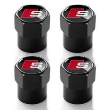 Audi S Line Valve Stem Cap Lock Cover Replacement Part For S3 S4 S5 S6 S7 S8 Audi S Line Valve Stem Cap Lock Cover Replacement Part For S3 S4 S5 S6 S7 S8