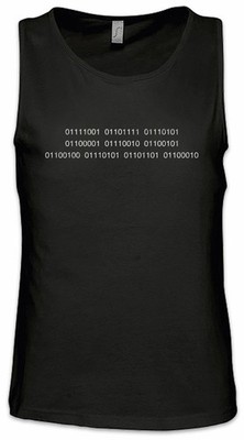 You Are Dumb Herren Tank Top Binary 1 0 Bits Code Binär Programmierer