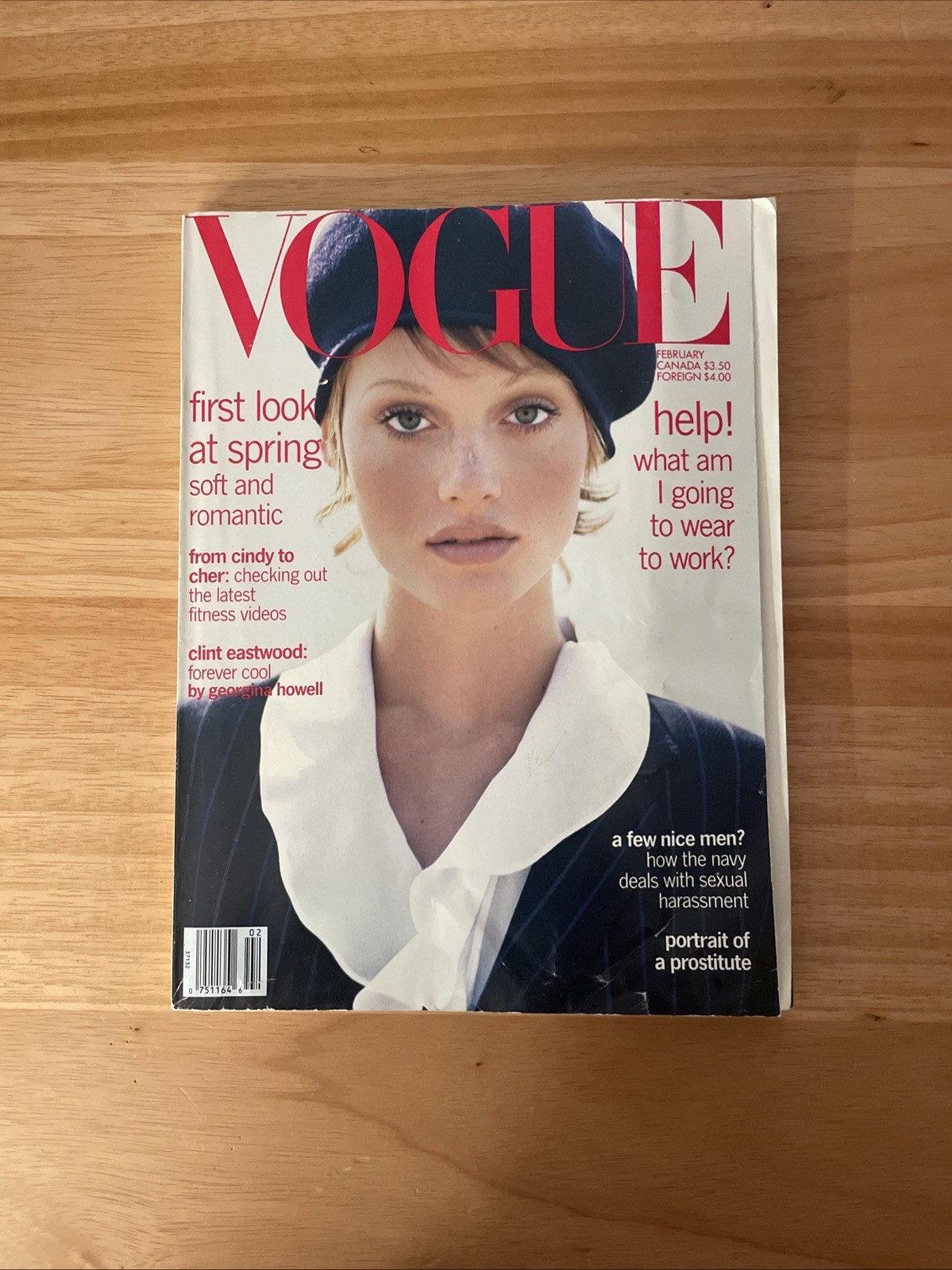 Vogue Magazine February 1993 - Clint Eastwood - Anna Nicole Smith