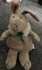 Jellycat Bonnie Bunny Plush Toy Retired Vintage Authentic Brown Genuine