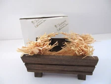 Cattle Feeding Trough / Manger With Hay Fontanini 5" Figure - Box