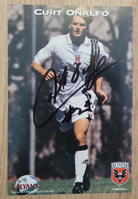   Curt Onalfo D.C. United 1999 Autogrammkarte   