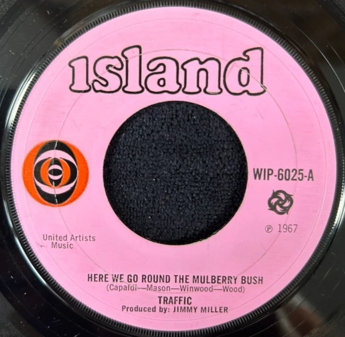 TRAFFIC HERE WE GO ROUND THE MULBERRY BUSH 7'' SINGLE ISLAND WIP-6025 1967 - Image 3 of 4