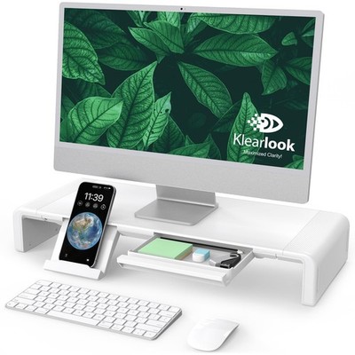 Monitor Stand Riser, Klearlook Foldable, Height Adjustable Computer Stand, De...
