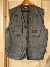 Guide Gear Tactical Vest Hunting Photography Fishing Vest Olive Green Size XL