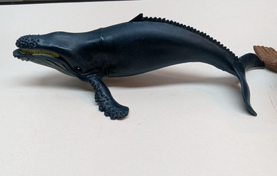 LOT OF 3 Sea Creatures Crab Walrus Humpback Whale Rubber Realistic