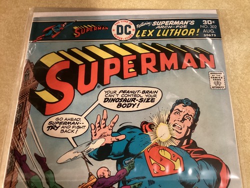 Superman #302 - Very Fine/Near Mint Aug. 1976 Comic - Bild 2 von 3