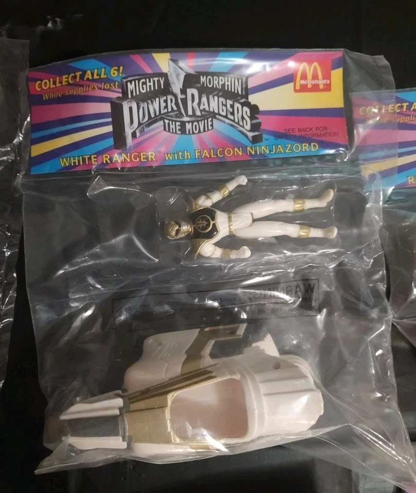 Juego completo de 6 MCDONALDS HAPPY FOOD 1995 MIGHTY MORPHIN POWER RANGERS LA PELÍCULA Foto 4 de 4