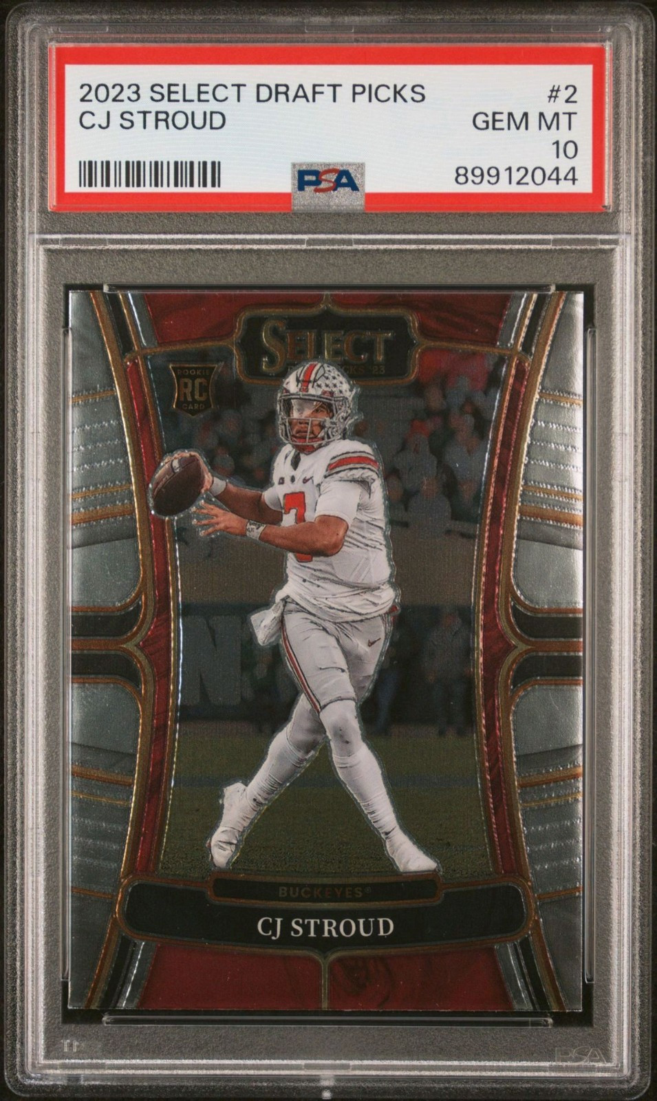 2023 Select Draft Picks #2 CJ Stroud RC Gem Mint PSA 10