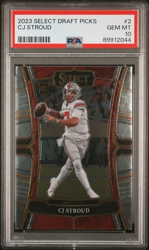 2023 Select Draft Picks #2 CJ Stroud RC Gem Mint PSA 10