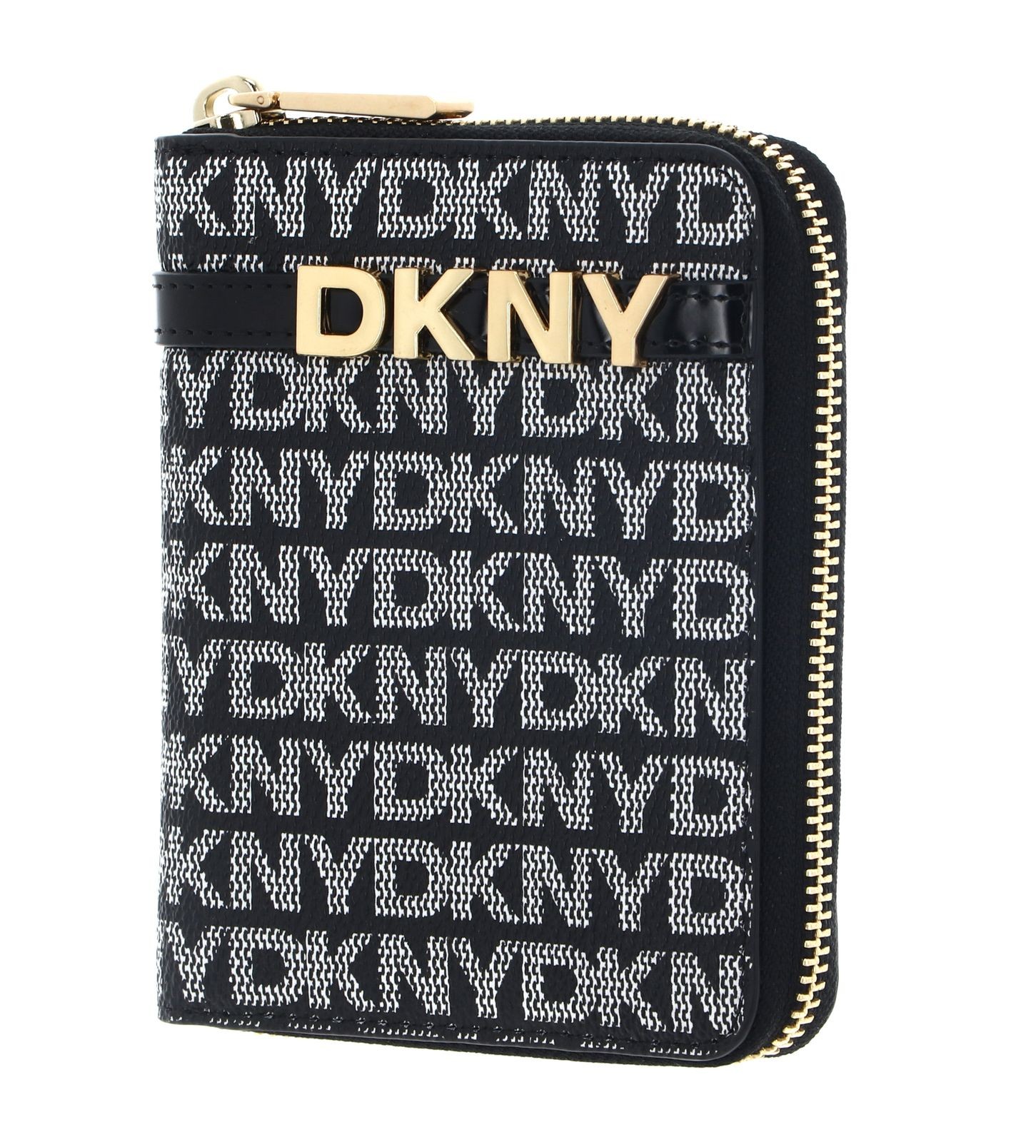 DKNY purse Avril Zip Around Wallet BK Logo - BK