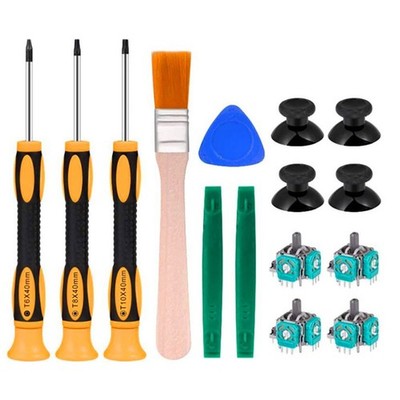 15pcs 3D Analog Joystick Replace Kit Professional Game Controller Disassemb CFUX