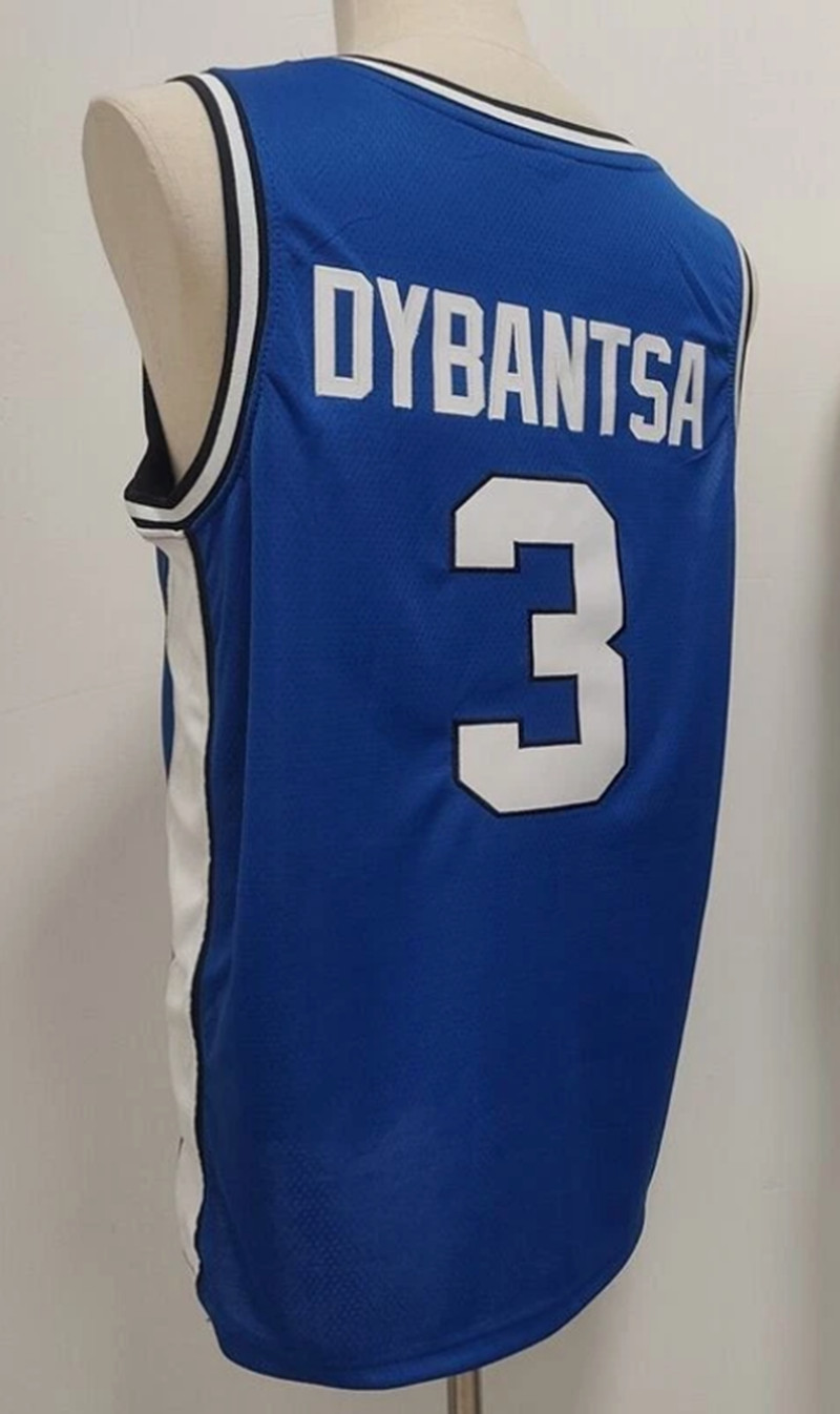 Custom Dybansta Basketball Jersey Blue Stitched S-3Xl Size