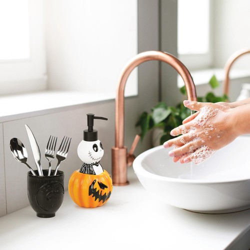 Set dispenser sapone bagno Jay Franco Disney Nightmare Before Christmas - 2 - Foto 5 di 8