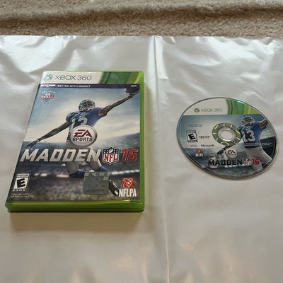 EA SPORTS Madden NFL 16 Xbox 360 Better With Kinect E NTSC-U/C 2015 Disc+Case