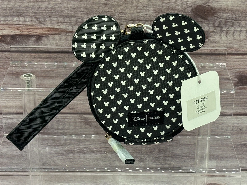Disney Citizen Watch Mickey Mouse Coin Purse 4” Brand New with Tags - Image 4 of 4