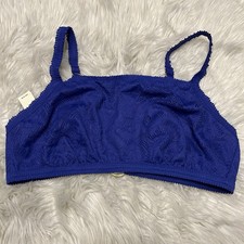 Aerie XL Bralette Blue Lace Wireless Pullover NEW