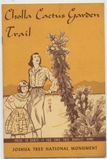 Cholla Cactus Garden Trail Booklet Joshua Tree National Monument 1962