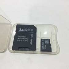 Sandisk Adapter  16 GB Micro SDHC Memory Card.