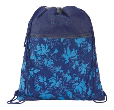 coocazoo Gym Bag Sportbeutel Tropical Night dunkelblau hellblau Neu