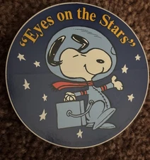 NASA Snoopy “Eyes on the Stars” Sticker Decal 3" Diameter